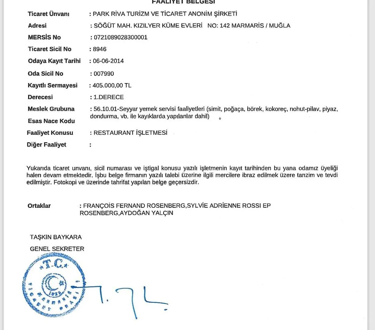 Campeggio Hotel Riva Soeguet Beach Marmaris Turchia